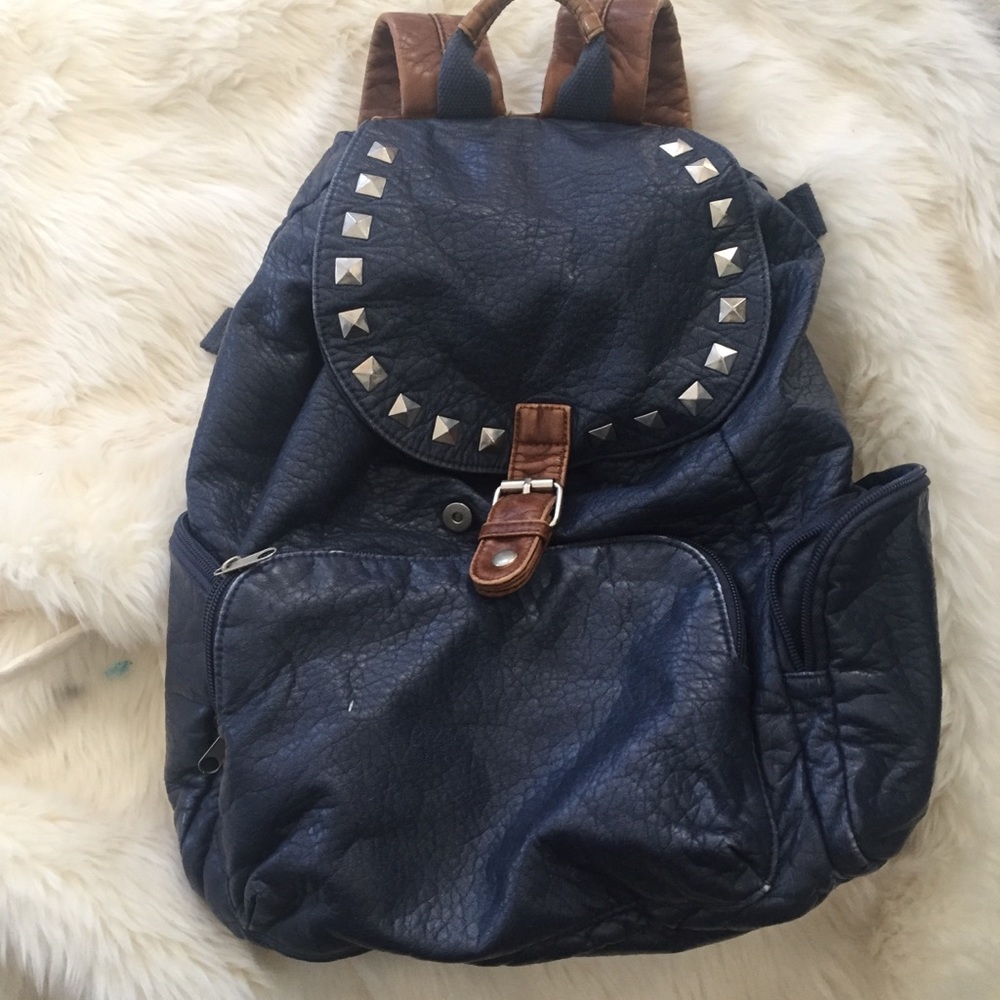 Blue Olsenboye Stud Backpack